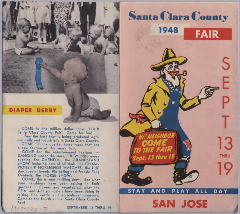 Old Santa Clara County Fair ad